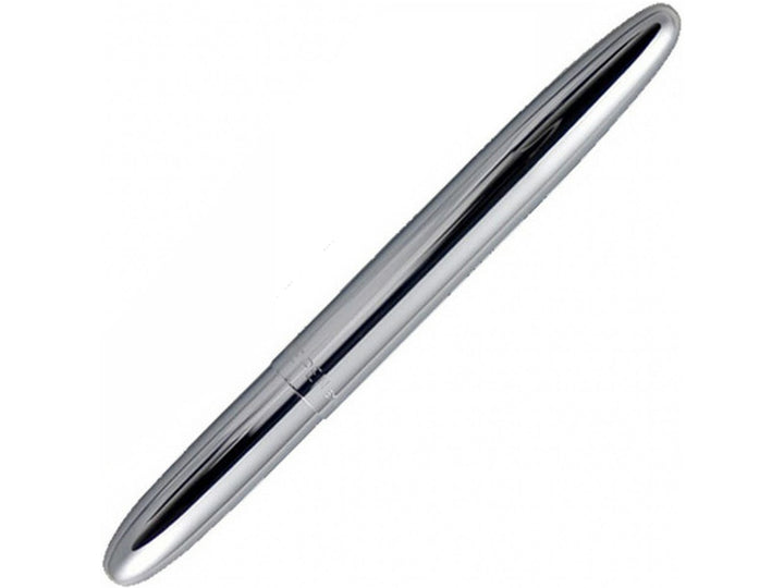 Fisher Space Pen Bullet chrome ballpoint pen showing compact closed design