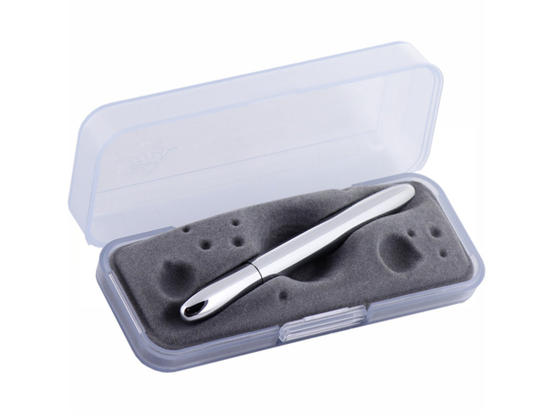 Fisher Space Pen Bullet chrome ballpoint pen in protective case with foam insert