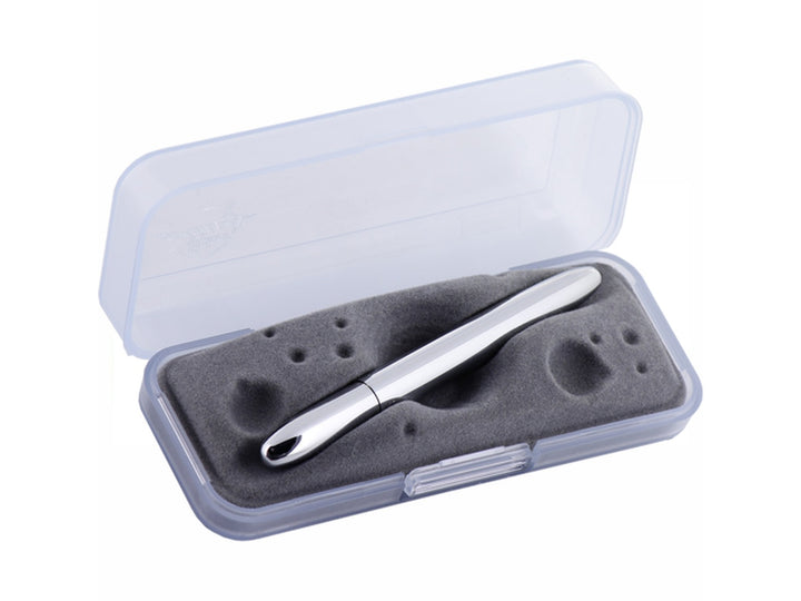 Fisher Space Pen Bullet chrome ballpoint pen in protective case with foam insert