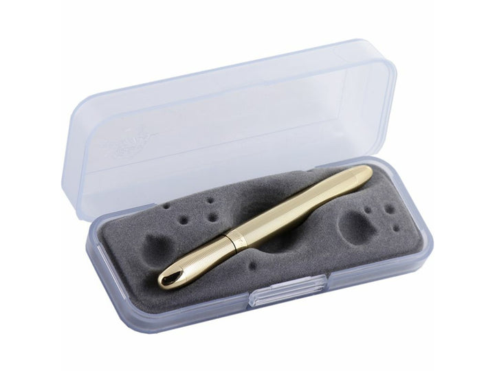 Fisher Space Pen Bullet gold ballpoint pen in protective case with foam insert