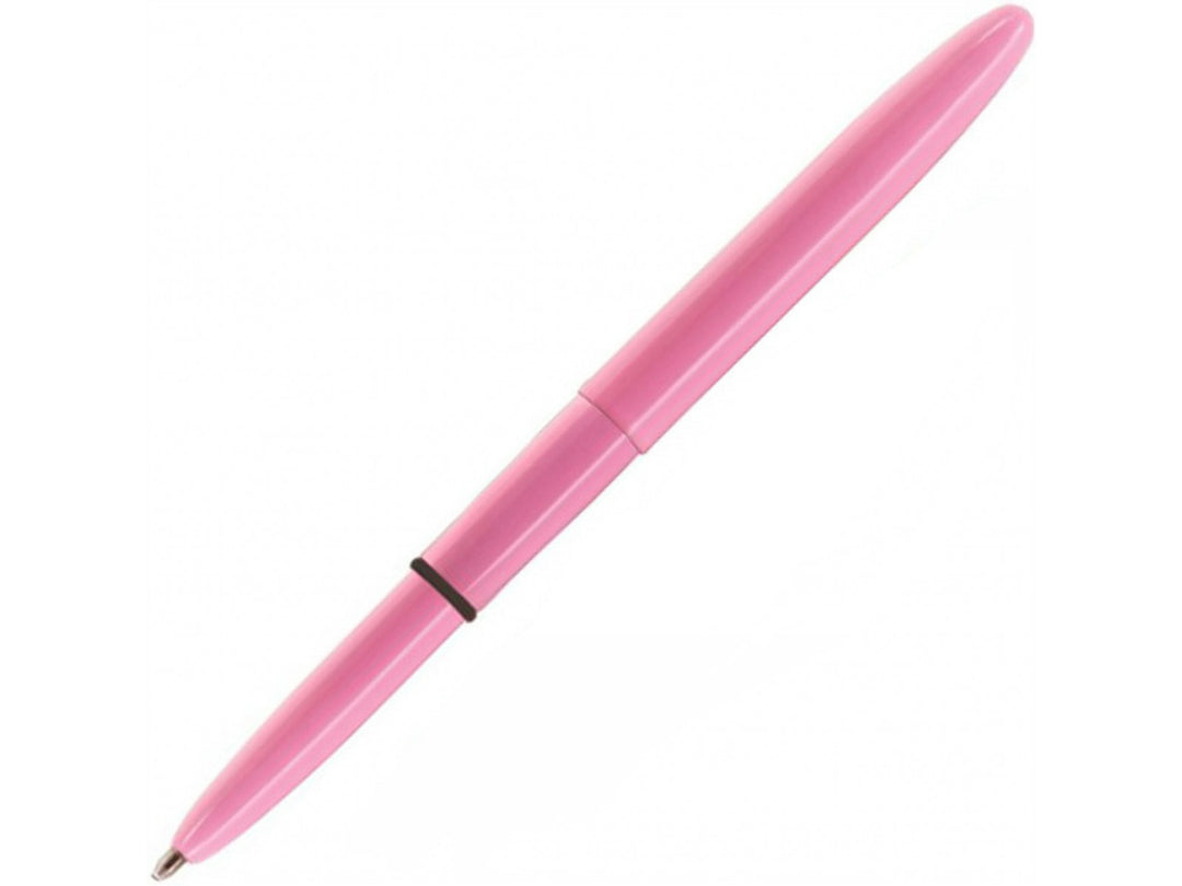 Fisher Space Pen Bullet pink ballpoint pen extended for writing