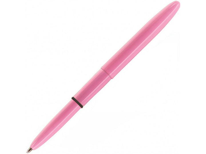 Fisher Space Pen Bullet pink ballpoint pen extended for writing