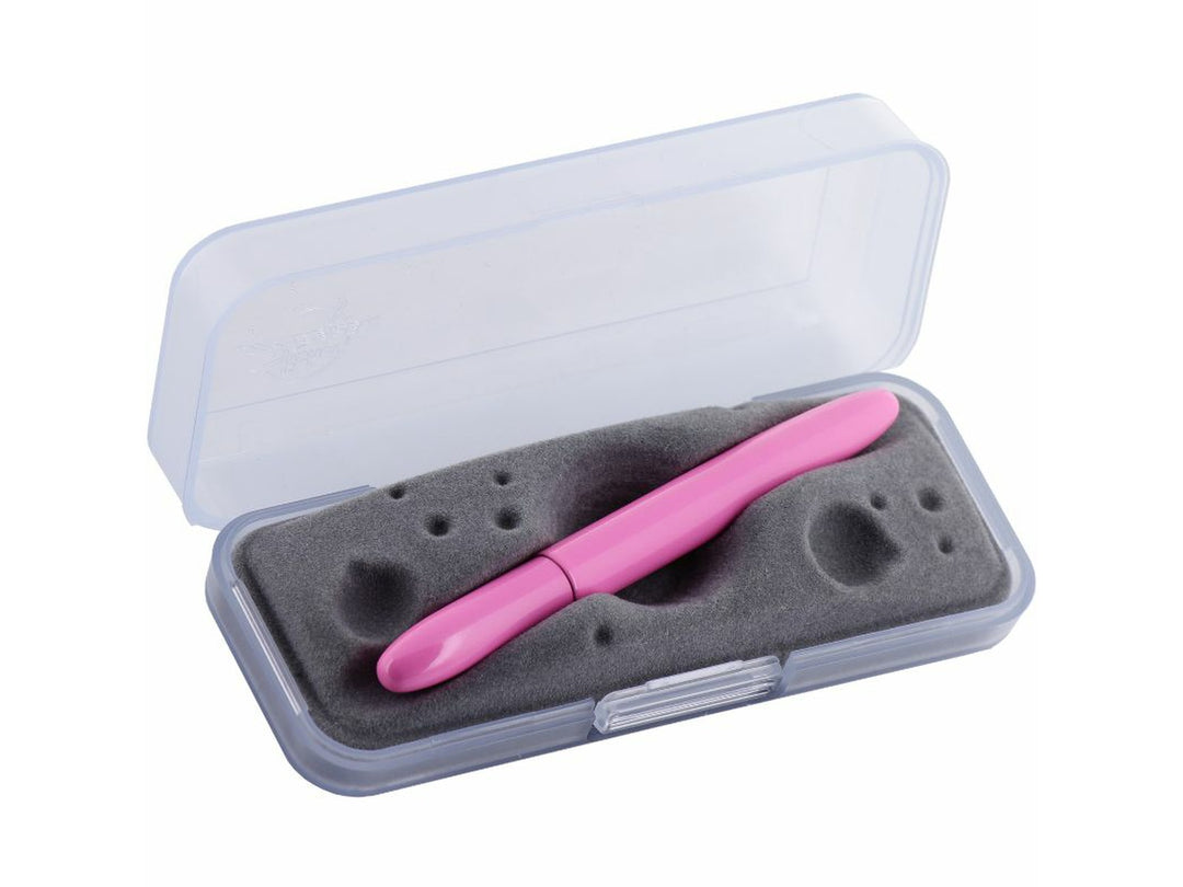Fisher Space Pen Bullet pink ballpoint pen in protective case with foam insert