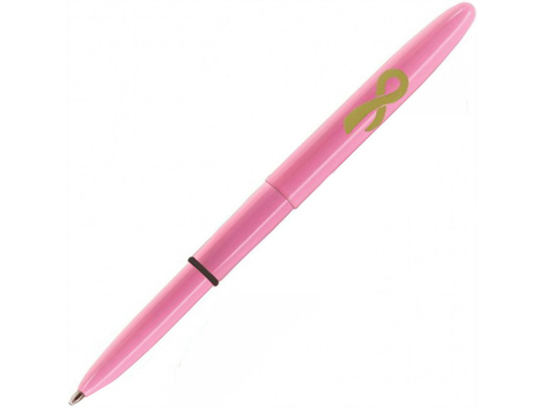 Fisher Space Pen Bullet pink Breast Cancer Awareness ballpoint pen extended for writing