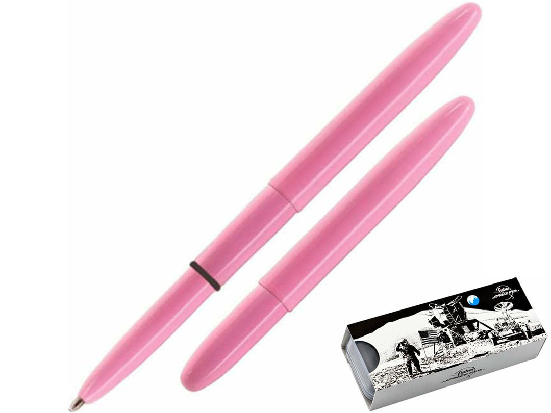 Fisher Space Pen Bullet pink ballpoint pen with compact design and gift box