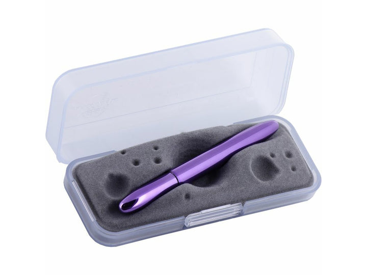 Fisher Space Pen Bullet Purple Haze Purple Passion ballpoint pen in protective case with foam insert