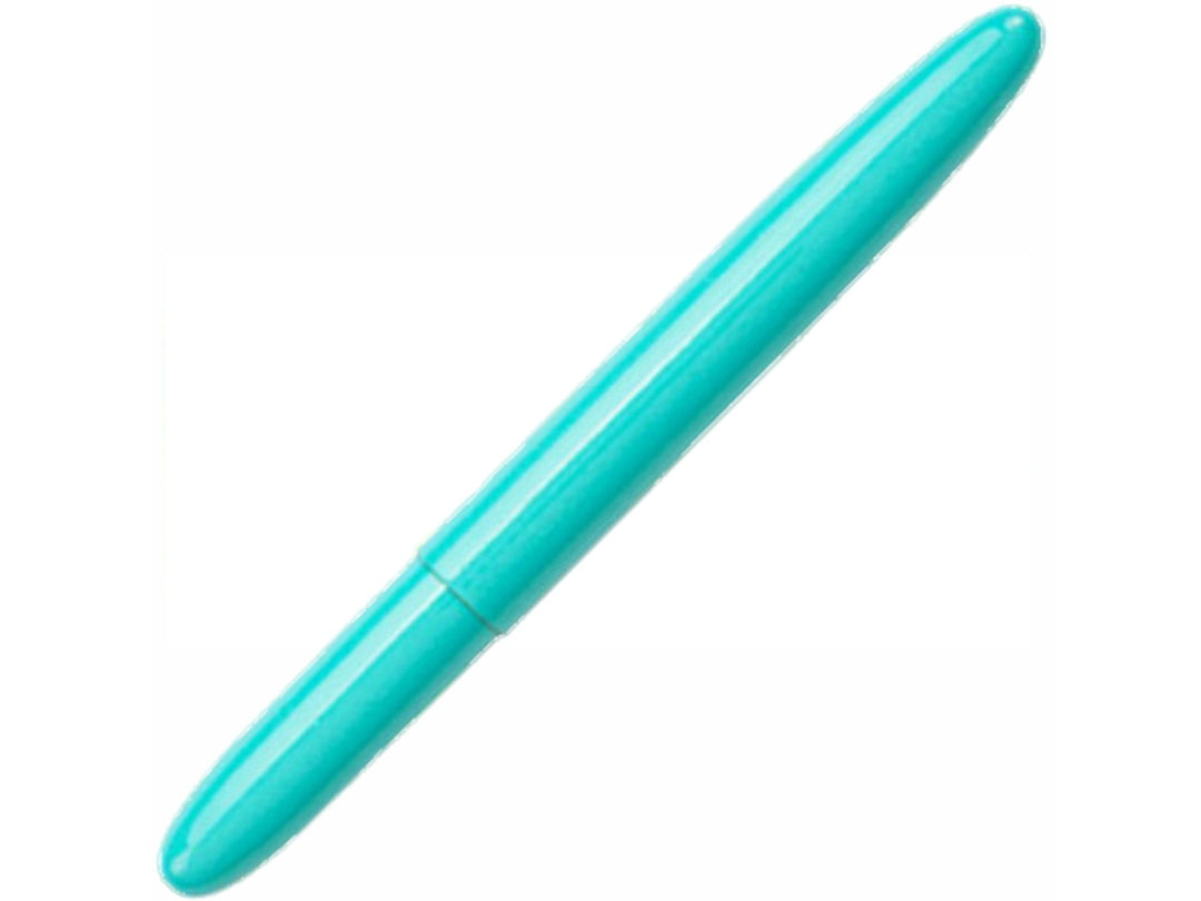 Fisher Space Pen Bullet Tahitian Blue ballpoint pen showing compact closed design