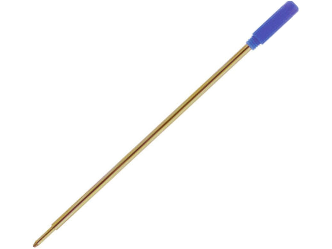 Fisher Space Pen FSC1F blue fine refill cartridge showing slim metal body and fine point tip