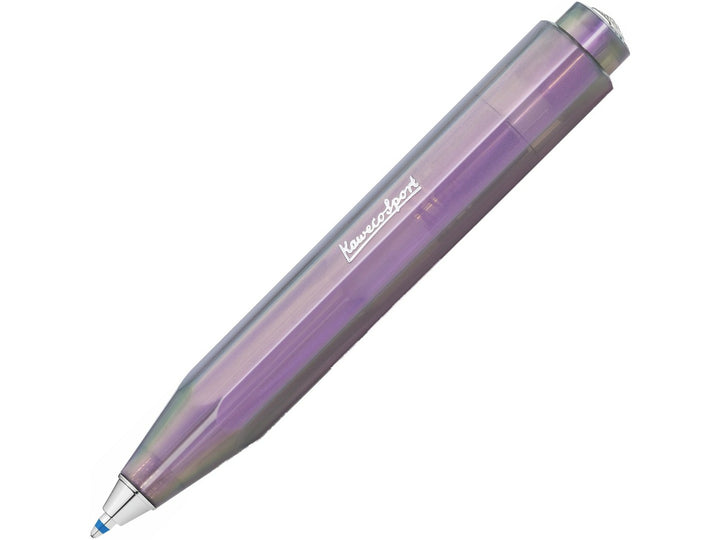 Kaweco LUNAR SPORT Shadow Purple ball pen with iridescent finish