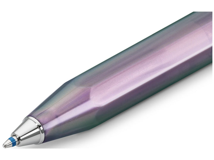 Kaweco LUNAR SPORT Shadow Purple ball pen tip close-up