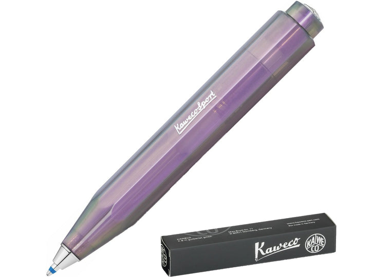 Kaweco LUNAR SPORT Shadow Purple ball pen with presentation box