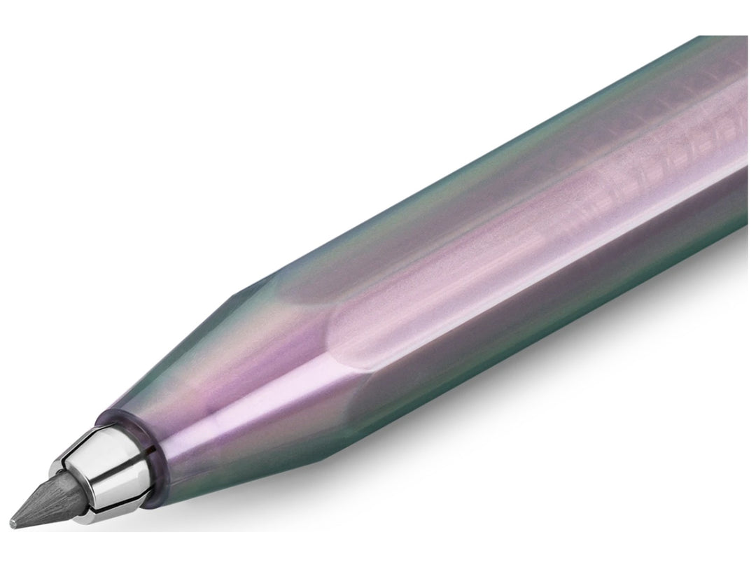 Kaweco LUNAR SPORT Shadow Purple 3.2mm clutch pencil lead tip close-up