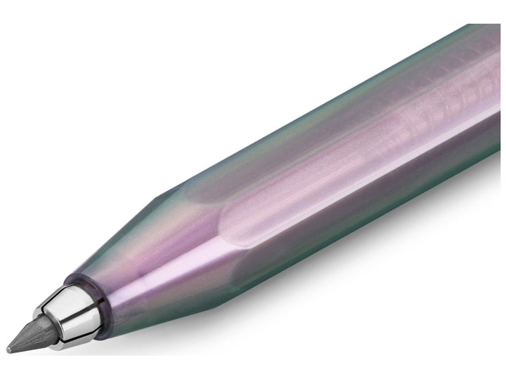 Kaweco LUNAR SPORT Shadow Purple 3.2mm clutch pencil lead tip close-up