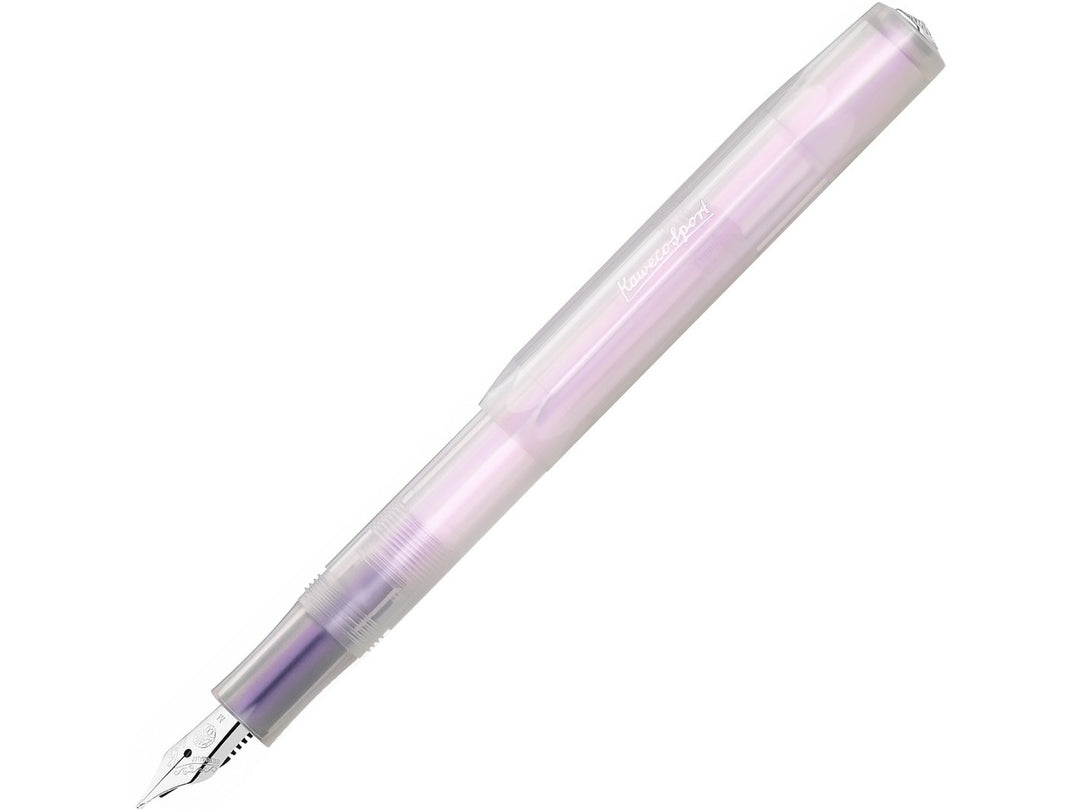 Kaweco LUNAR SPORT Light Purple fountain pen with iridescent finish