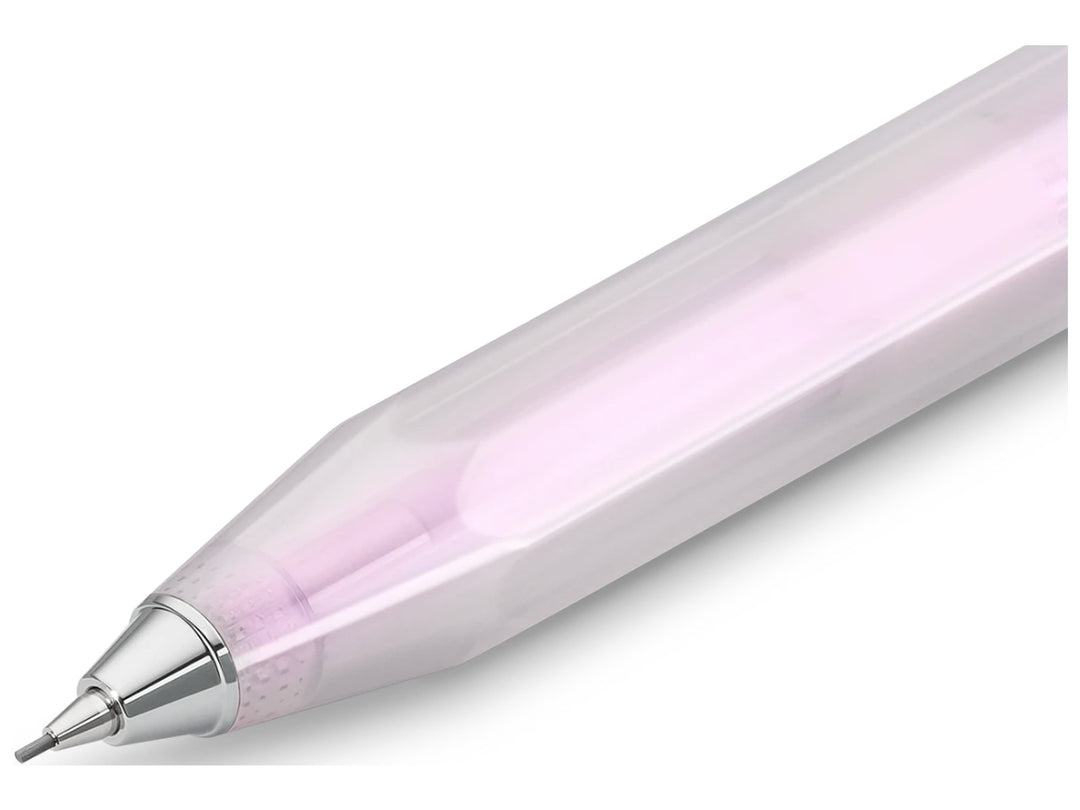Kaweco LUNAR SPORT Light Purple 0.7mm mechanical pencil tip close-up