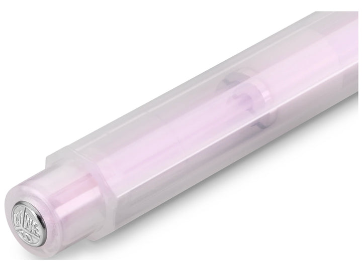 Kaweco LUNAR SPORT Light Purple 0.7mm mechanical pencil push-button end detail