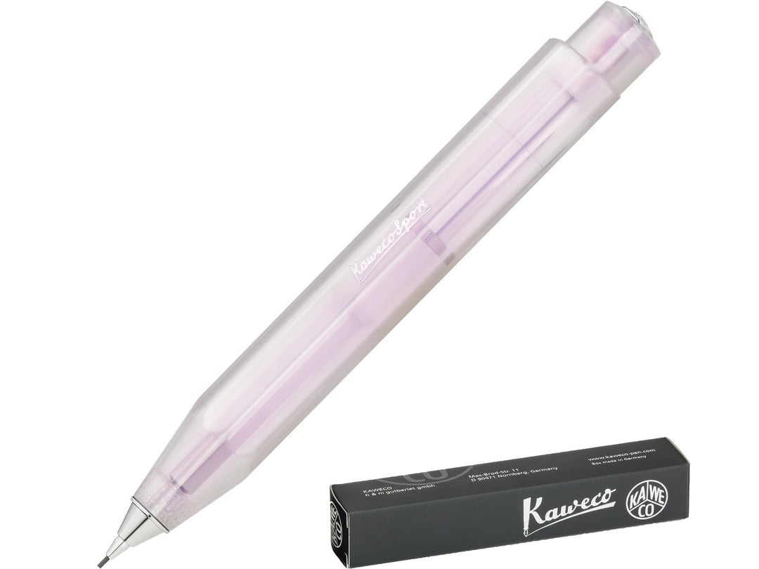 Kaweco LUNAR SPORT Light Purple 0.7mm mechanical pencil with black Kaweco presentation box