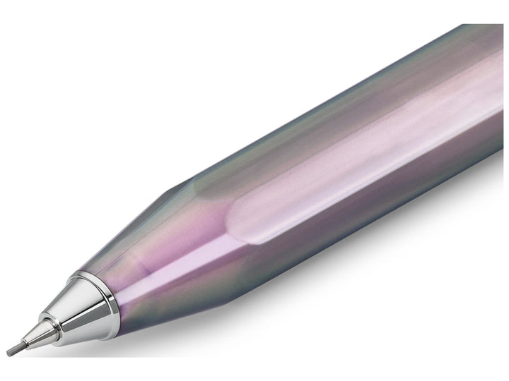 Kaweco LUNAR SPORT Shadow Purple 0.7mm mechanical pencil tip close-up