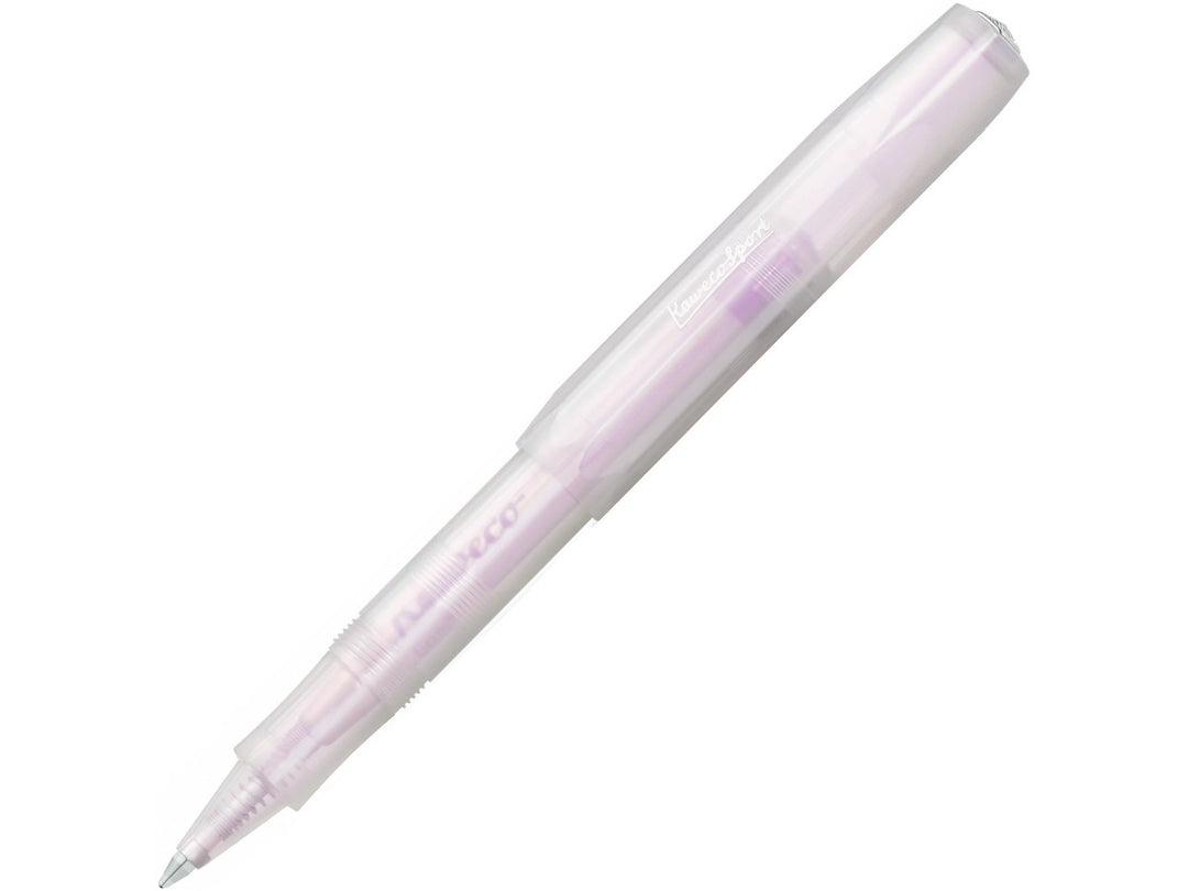 Kaweco LUNAR SPORT Light Purple 0.7mm rollerball pen with iridescent finish