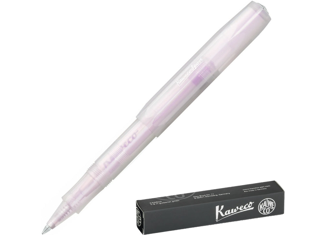 Kaweco LUNAR SPORT Light Purple 0.7mm rollerball pen with black Kaweco presentation box