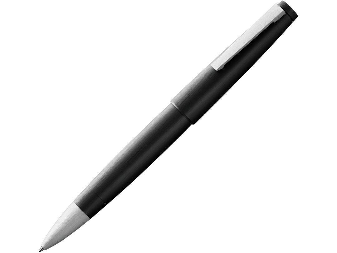 LAMY 2000 rollerball pen with Makrolon barrel with brushed stainless steel accents