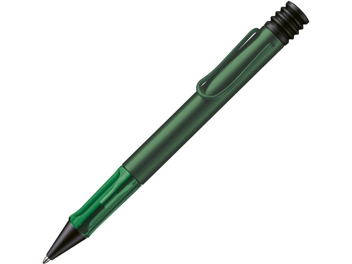 LAMY AL-star ballpoint pen in Pine Special Edition with anodised aluminium body, transparent ergonomic grip and self-sprung metal clip