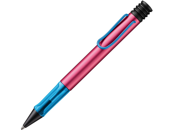 LAMY AL-star ballpoint pen in Rollerskate Special Edition with anodised aluminium body, transparent ergonomic grip and self-sprung metal clip