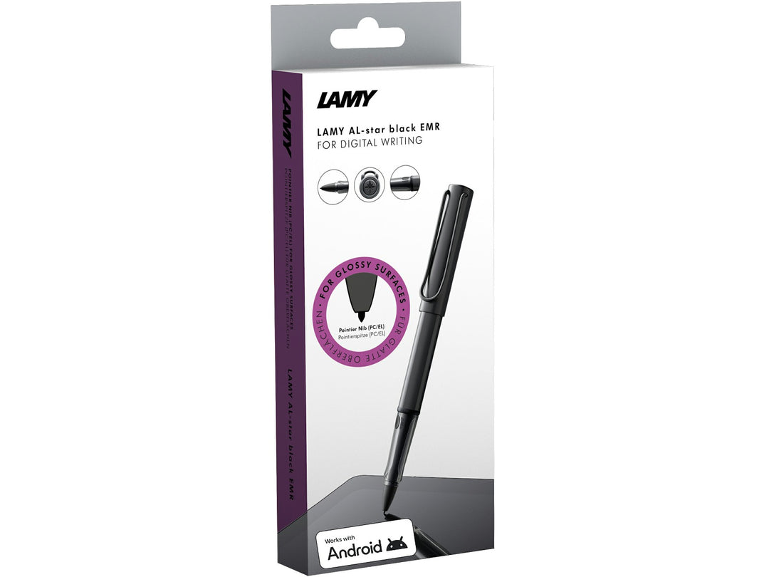 LAMY AL-star EMR Black PC/EL Pointier Digital Writing retail packaging