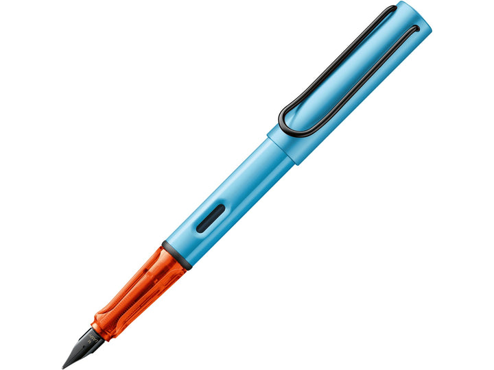 LAMY AL-star denim fountain pen with aluminium body and transparent grip section