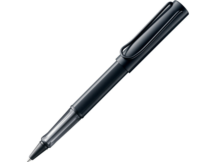 LAMY AL-star rollerball pen in black with transparent grip section