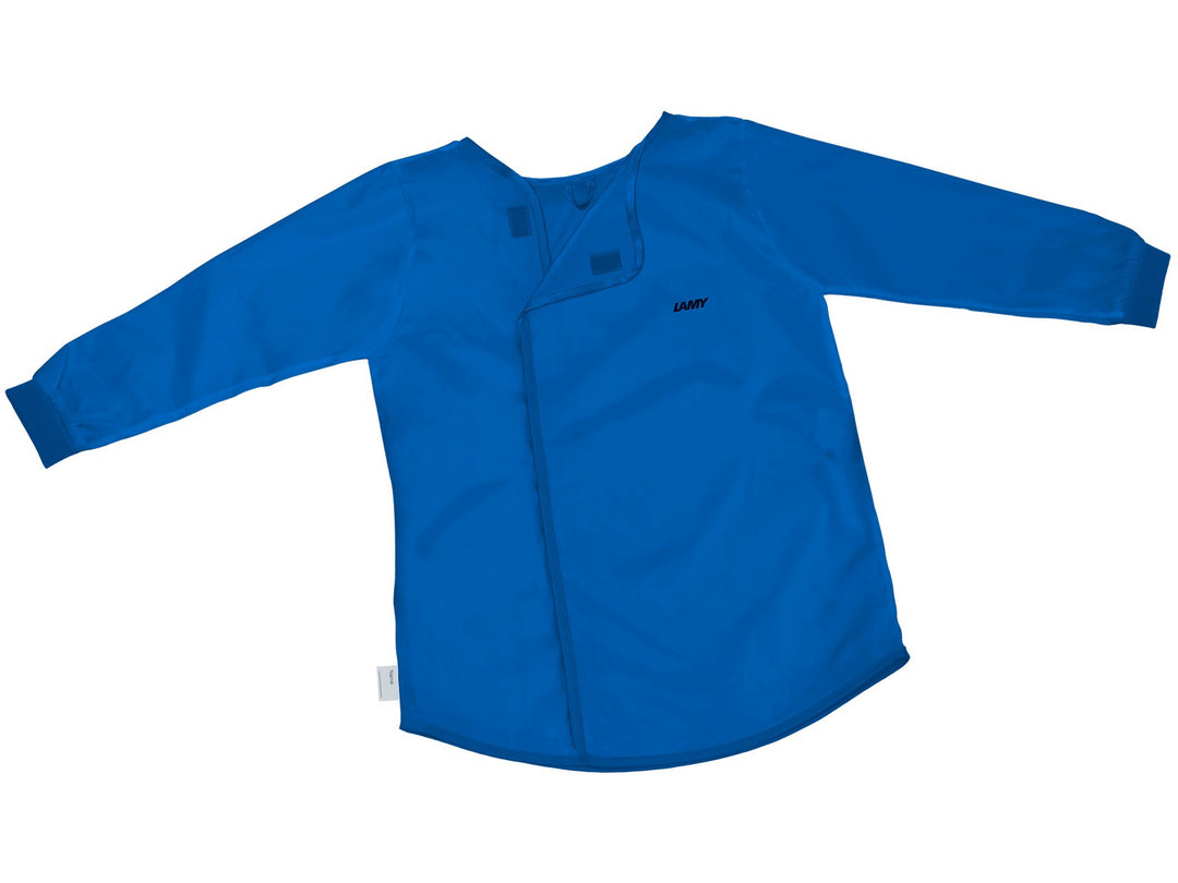 LAMY aquaplus Painting Apron in blue with long-sleeve protective design
