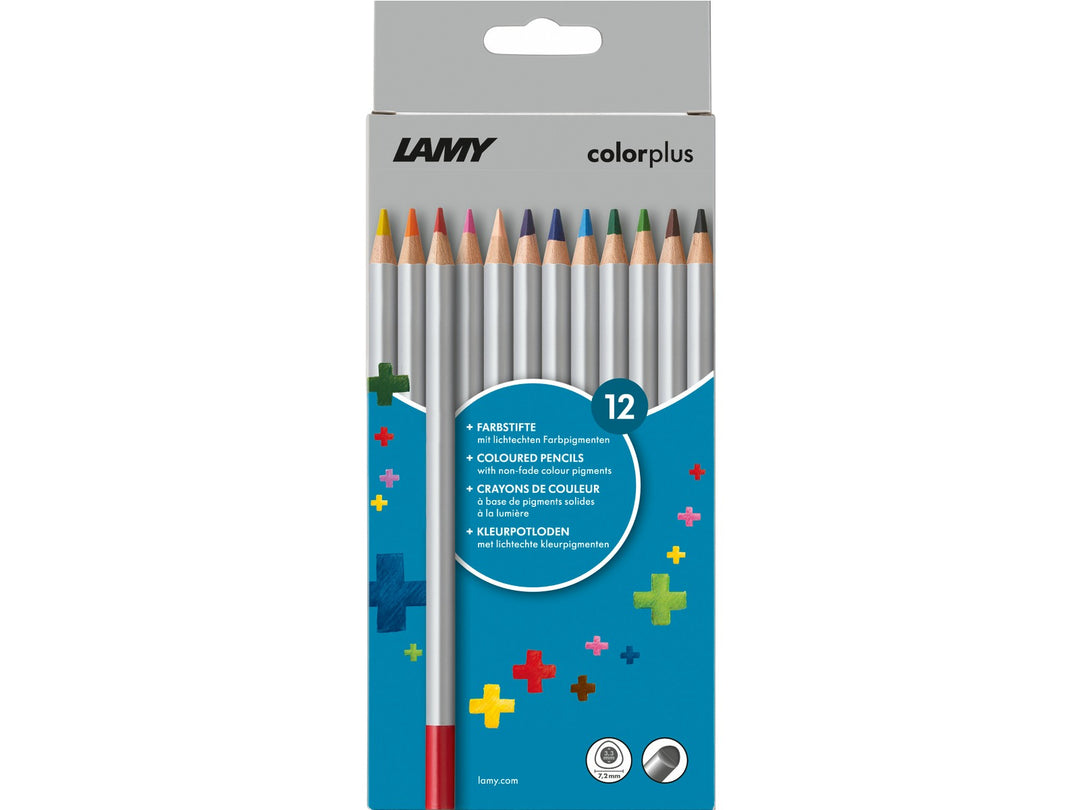 LAMY colorplus Colouring Pencils pack of 12 assorted colours