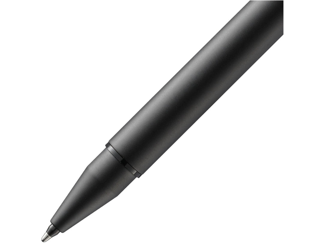 LAMY cp 1 Twin Pen Multisystem Pen writing tip and black lacquer finish close-up