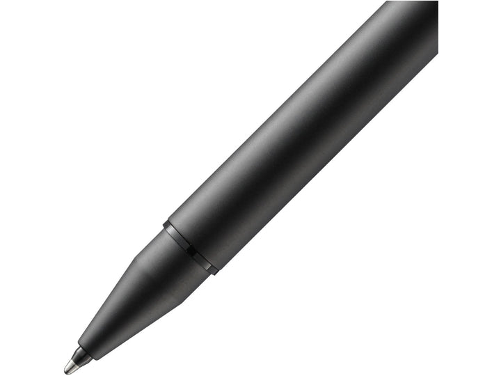LAMY cp 1 Twin Pen Multisystem Pen writing tip and black lacquer finish close-up