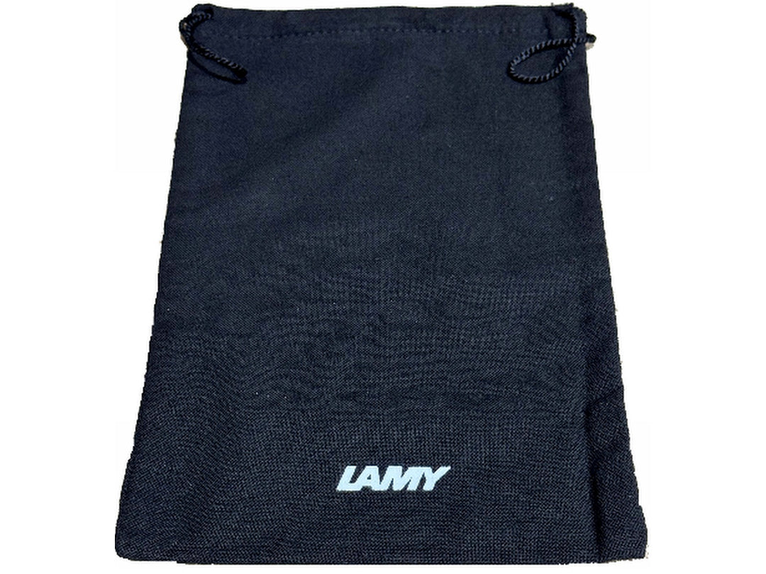 LAMY black drawstring pen pouch for storing and protecting writing instruments