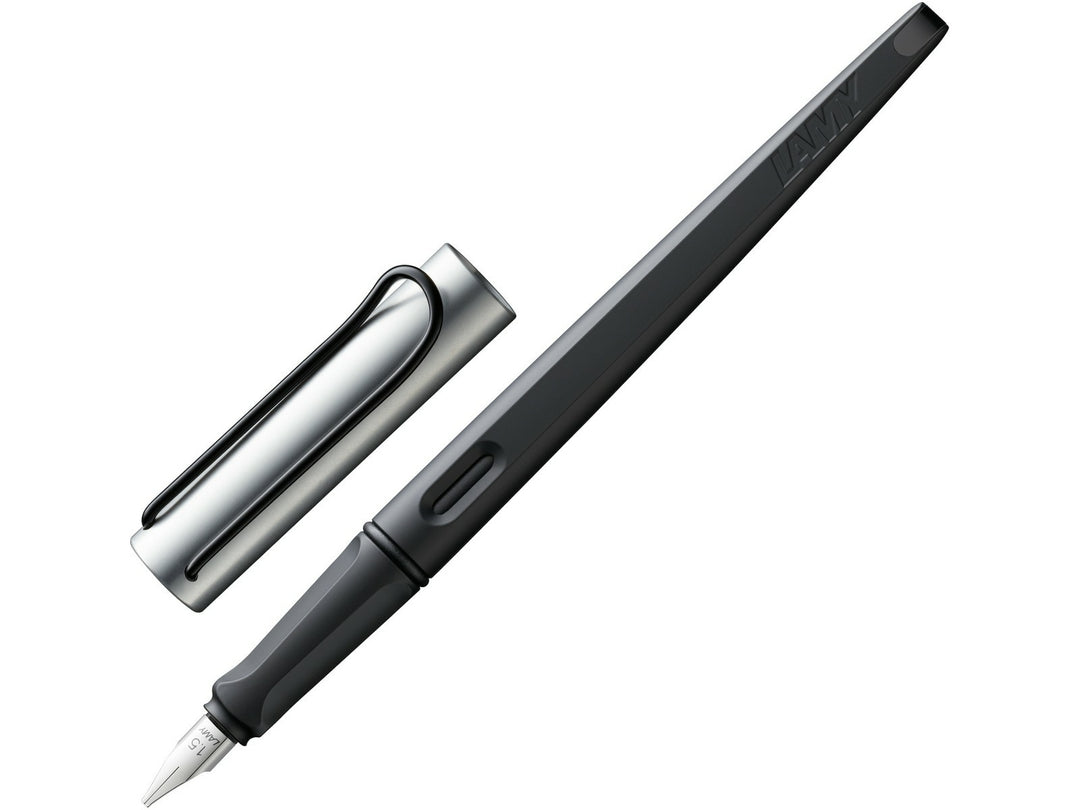 LAMY joy AL fountain pen for calligraphy with aluminium construction, ergonomic grip section and polished steel nib