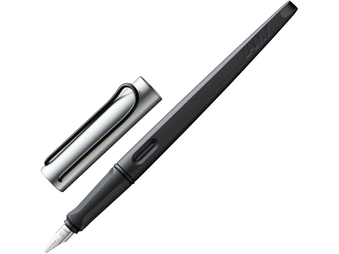 LAMY joy AL fountain pen for calligraphy with aluminium construction, ergonomic grip section and polished steel nib