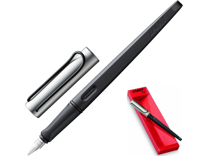 LAMY joy AL fountain pen for calligraphy with anodised aluminium construction, ergonomic grip and polished steel nib