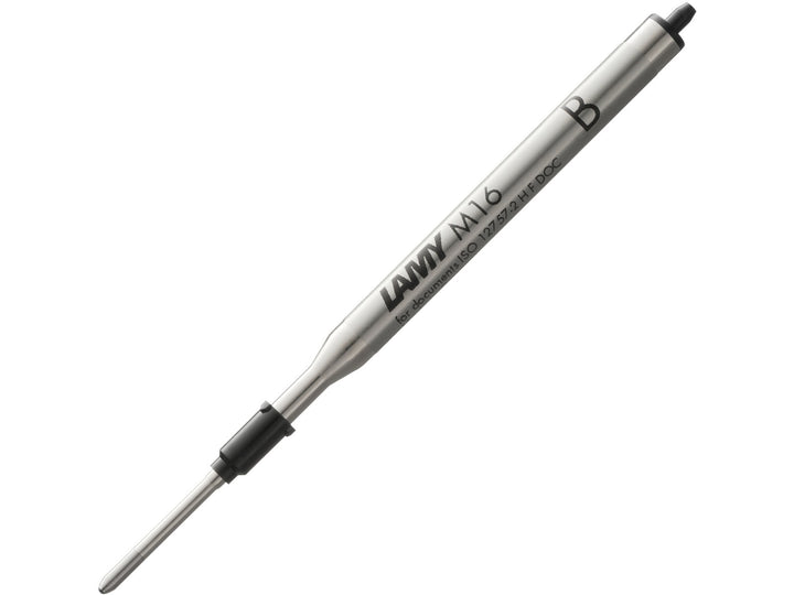 LAMY M16 ballpoint refill with black ink in broad line width