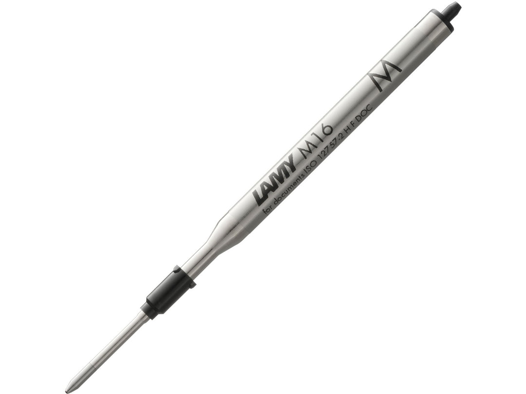 LAMY M16 ballpoint refill with black ink in medium line width