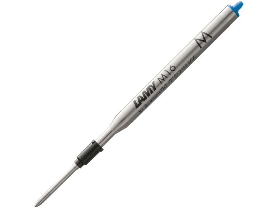 LAMY M16 ballpoint refill with blue ink in medium line width