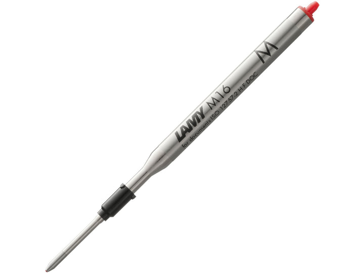 LAMY M16 ballpoint refill with red ink in medium line width