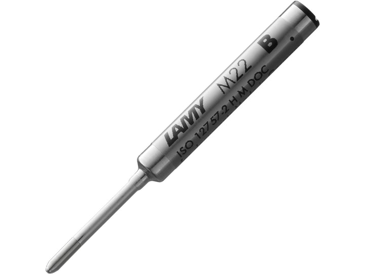 LAMY M22 ballpoint refill with black ink in broad line width