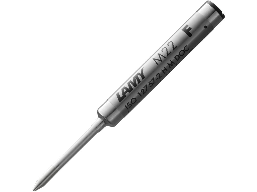 LAMY M22 ballpoint refill with black ink in fine line width