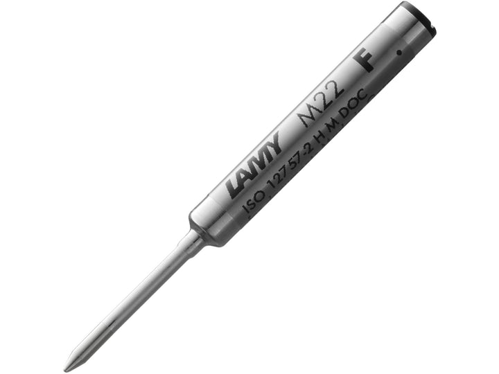 LAMY M22 ballpoint refill with black ink in fine line width