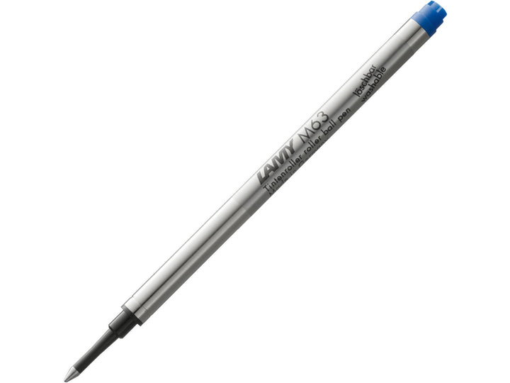 LAMY M63 rollerball refill in blue for compatible LAMY capped rollerball pens