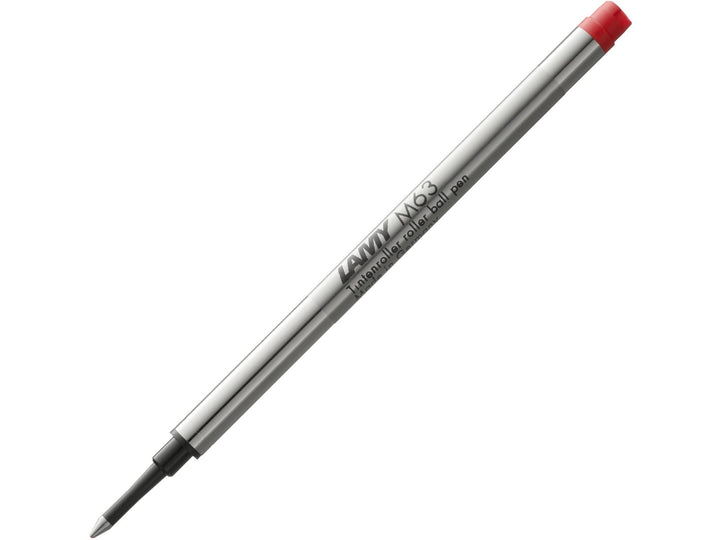 LAMY M63 rollerball refill in red for compatible LAMY capped rollerball pens