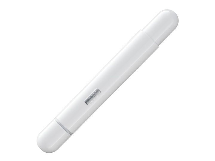LAMY pico ballpoint pen in white with compact pocket-sized design and innovative double push expansion mechanism