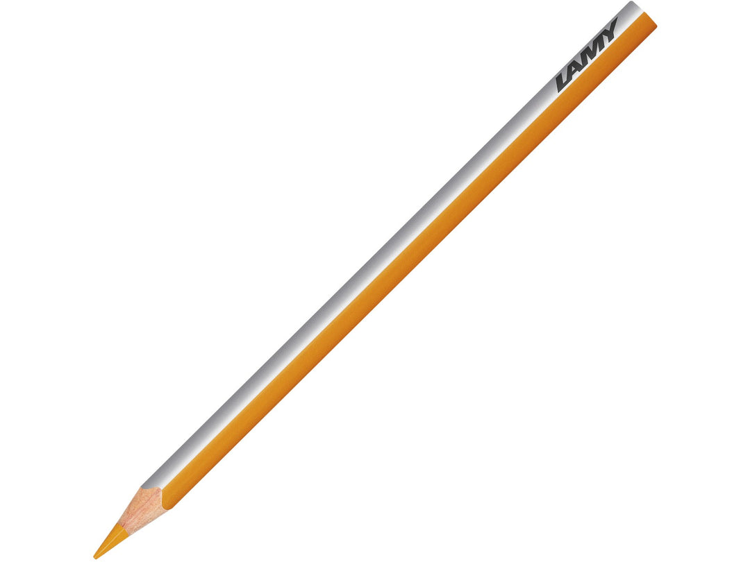 LAMY plus orange colouring pencil with ergonomic triangular barrel and 4mm lead