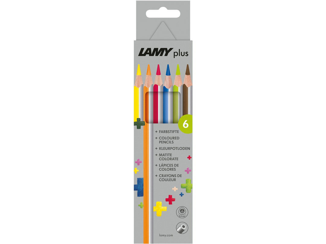 LAMY plus Colouring Pencils pack of 6 assorted colours